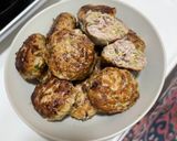メンチカツ風ハンバーグとマッシュポテト作り方5写真