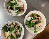 肉無チクワクリーミー洋風ユッケ丼味野菜炒作り方13写真