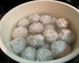 冷凍保存🐥かさまし鶏ひき肉だんご作り方3写真