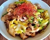 鬼旨🔥豚こまと春キャベツの辛味噌炒め作り方9写真