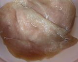 おばあちゃん家の鶏肉のしょうが焼き☆作り方1写真