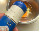 豆苗ときのこと玉子の　中華炒め作り方3写真