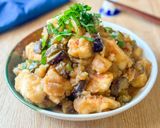少ない油！揚げナスと胸肉のみぞれ煮作り方8写真