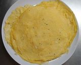 たけのこの炒め物の卵巻き作り方7写真