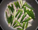 オクラと豚肉の甘辛炒め作り方4写真
