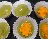 ♬かぼちゃクリームin抹茶マフィン♬作り方4写真