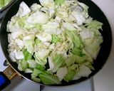 鶏むね肉とキャベツの甘辛中濃ソース炒め作り方3写真