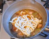 かきたまチキンうどん作り方4写真