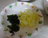 離乳食9か月～わかめと豆腐のみそ汁作り方2写真