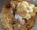 自家製胡麻だれでカラフルサラダうどん作り方6写真
