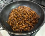 たんぱく質たっぷり✨小豆入りの特製肉味噌作り方4写真