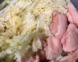 白菜と鶏ももの塩ダレ煮作り方2写真