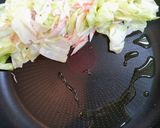 節約おかず簡単夕飯カニカマ卵炒めキャベツ副菜主菜作り方6写真