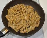 豚細切り肉とじゃがいものソース炒め作り方5写真