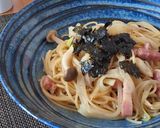 ワンパンで！ベーコンとしめじの和風パスタ作り方3写真