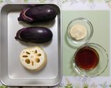 節約おかず簡単秋の夕飯！なすと蓮根の甘酢炒め副菜作り方1写真