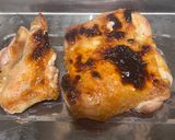 ダイエット♡鶏もも肉の塩焼きと小松菜添え作り方3写真