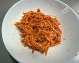 材料ひとつ！しりしりにんじんの和風ガレット作り方3写真