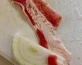 玉ねぎの豚バラ巻きテリ焼き！作り方1写真