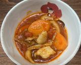 塩麹鶏と野菜のトマト味噌スープ作り方6写真