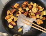 大学芋(フライパンで簡単に)作り方3写真