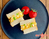 【柚子胡椒】大人の味！枝豆と卵マヨサンド作り方6写真