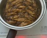 鶏手羽の金柑で煮付け作り方3写真