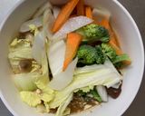 お一人様クリーミー梅オイ照味豆腐野菜炒め作り方14写真