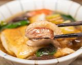 鴨の皮でつくるお雑煮作り方10写真