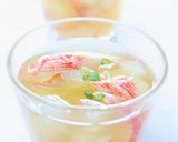 よ〜く冷やして【冬瓜とカニカマの冷やし汁】作り方4写真
