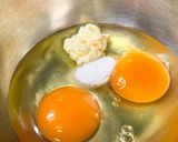 【ワンパン包丁なし ♪】てりたまチキン丼作り方1写真