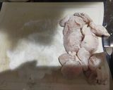 鶏むね肉ときのこのガーリック醤油炒め作り方1写真