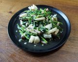 いかと春菊のにんにく炒め作り方5写真