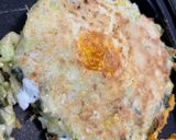 モロヘイヤお好み焼き作り方6写真