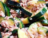 ズッキーニと豚ひき肉のとろみ醤油炒め作り方5写真