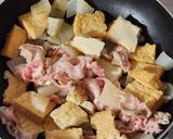 ごはんすすむ~厚揚げと豚バラ大根炒め作り方4写真