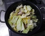 不器用豚キャベツ焼き作り方2写真