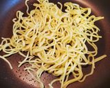 小松菜としめじのかきたま餡かけ焼きそば作り方2写真