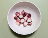 簡単ランチ!ラタトゥイユとタコのトースト作り方2写真
