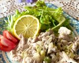 夕食豚丼★さっぱり豚こまのねぎ塩レモン炒め作り方7写真