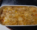 レンジ簡単洋風クリーミー味噌ラーメン味炒飯弁当作り方13写真