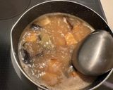 お手軽！揚げない、揚げナスと厚揚げのお味噌汁作り方5写真