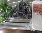 なす味噌炒め♪簡単ピーマンひき肉作り方1写真