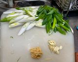 鶏とネギのシンプル中華風鍋作り方1写真