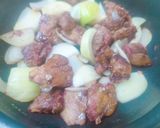 鶏レバーとコンニャクの焼き鳥風作り方2写真