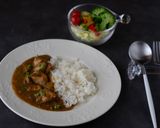 簡単材料3つ☆低糖・低脂質手作りカレー作り方9写真