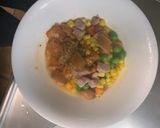レンジピリ辛オイクリーム味オムライス弁当作り方3写真