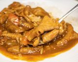 豚もつと根菜のカレー作り方14写真