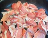 5分で！豚肉と水菜のシャキッと味噌炒め作り方2写真