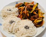 簡単本格！朴さんのつぶ貝和え　そうめん作り方8写真